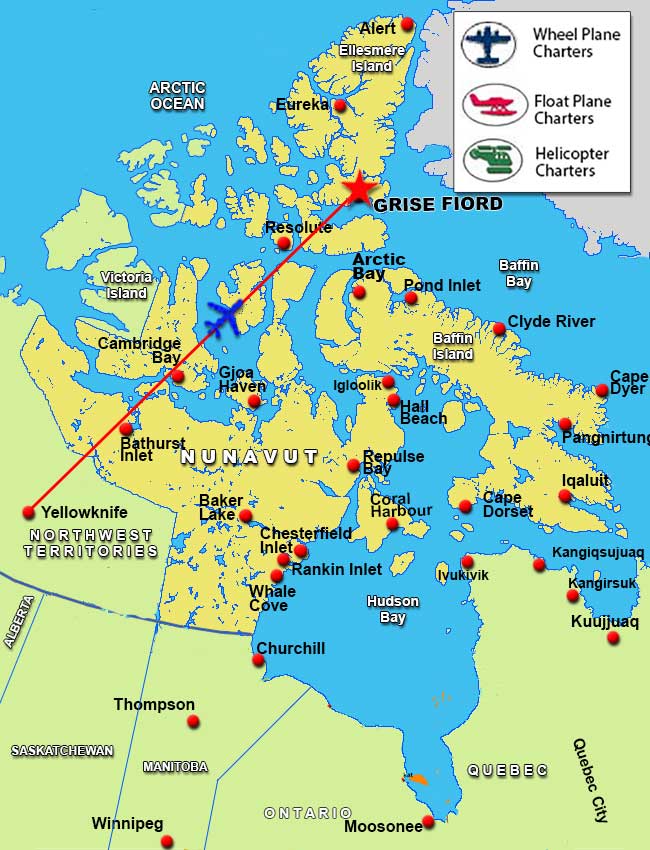 Grise Fiord Charter Flights 3 Competitive Quotes